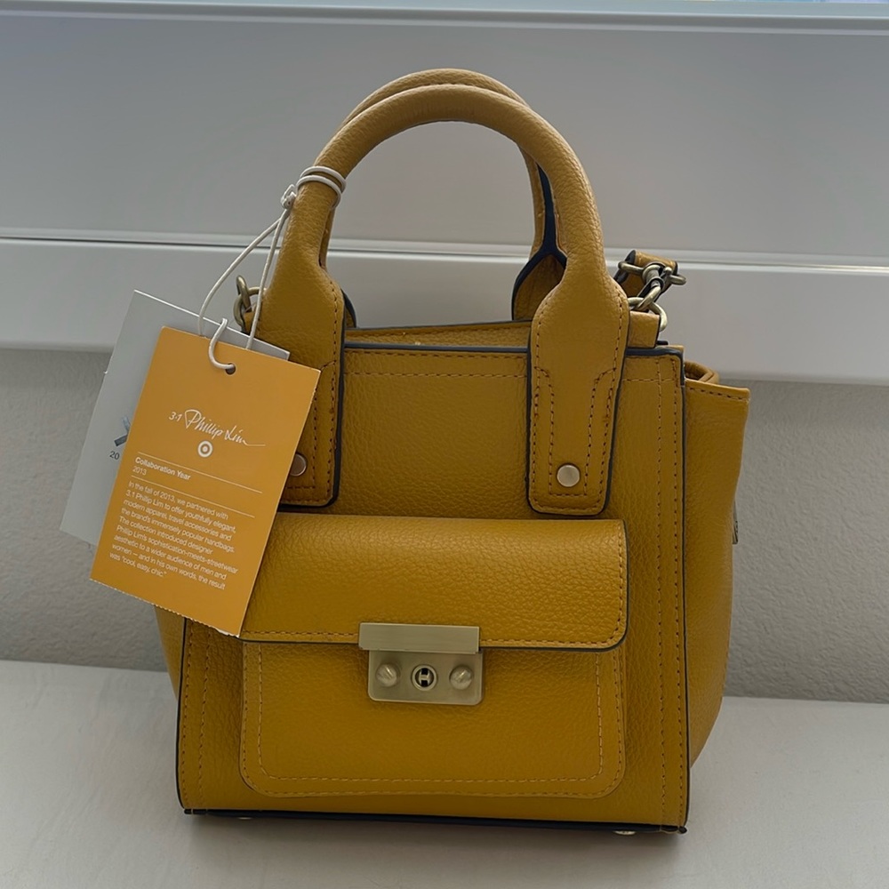 3.1 Phillip Lim for Target Women's Mini Crossbody Tote Yellow/Gold